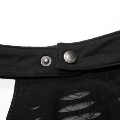 Punk Rave Women's Stuff Grunge Ripped Skull Halter Crop Top 19 Punk Rave Women's Stuff Grunge Ripped Skull Halter Crop Top