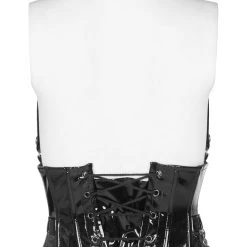 Punk Rave Women's Stuff Gothic Patent Leather Corset 24 Punk Rave Women's Stuff Gothic Patent Leather Corset