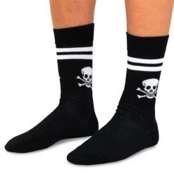 TeeHee Gift Ideas Skulls And Stripes Unisex Socks