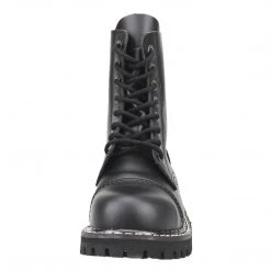 Angry Itch 8-Hole - Black Leather Boots