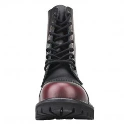 Angry Itch 8-Hole - Burgundy Rub-Off Leather Boots Men's Stuff