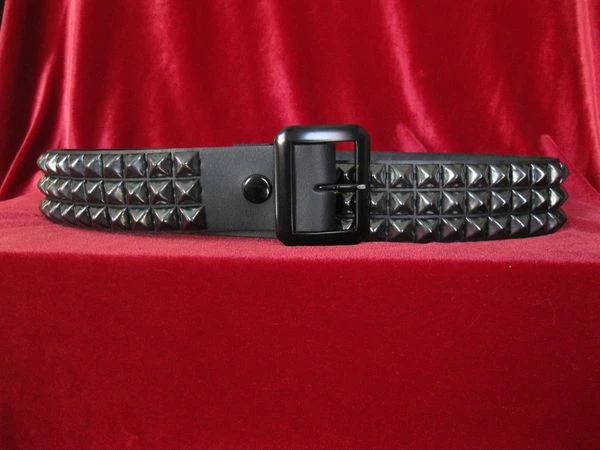 Ape Leather Leather Three Row Pyramid Belt 5 Ape Leather Leather Three Row Pyramid Belt