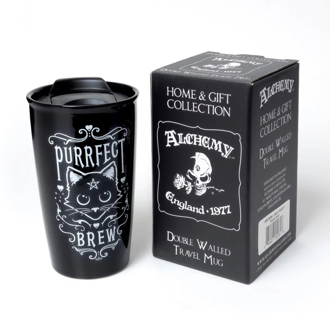 Alchemy Of England Purrfect Brew Double Walled Mug