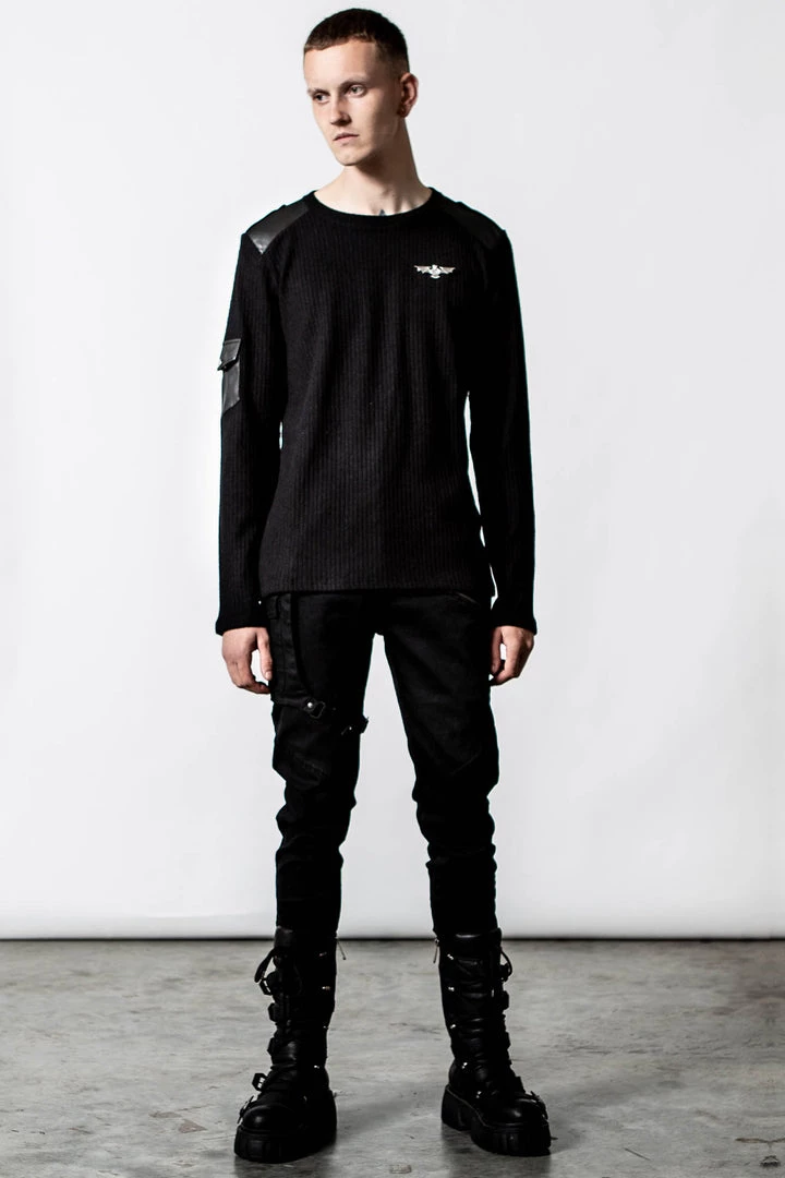 Killstar Men's Stuff At Ease Long Sleeve Top 6 Killstar Men's Stuff At Ease Long Sleeve Top