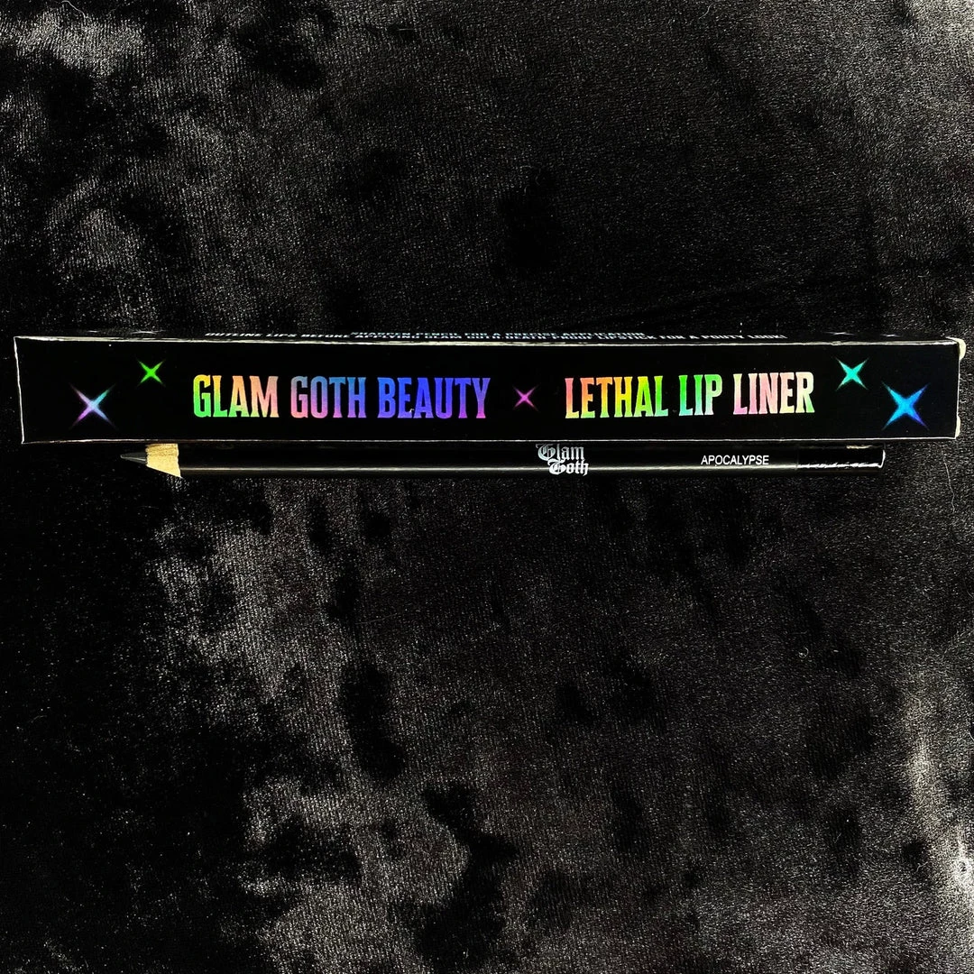 Glam Goth Beauty Apocalypse - Matte Black Pencil Liner 5 Glam Goth Beauty Apocalypse - Matte Black Pencil Liner