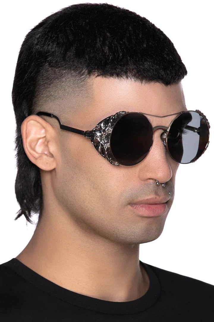 Killstar Baphomet Sunglasses (Silver) 4 Killstar Baphomet Sunglasses (Silver)