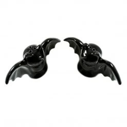 Sourpuss Black Bat Salt & Pepper Shakers