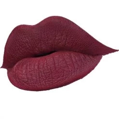 Glam Goth Beauty Blood Chapel - Deep Vintage Red Lipstick Hair And Makeup