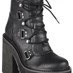 Killstar Women's Stuff Broom Rider Boots - Black