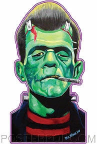 Poster Pop Ben Von Strawn Franken-Stogy Sticker 3 Poster Pop Ben Von Strawn Franken-Stogy Sticker