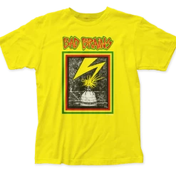 Impact Merchandising Bad Brains – Capitol - Yellow T-Shirt