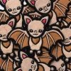 LuxCups Creative Patches Brown Bat Fuzzy Patch 2 LuxCups Creative Patches Brown Bat Fuzzy Patch