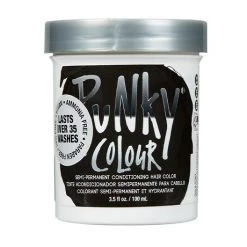 Punky Colour, Semi-Permanent Conditioning Hair Color, Ebony, 3.5 Fl Oz Hair And Makeup