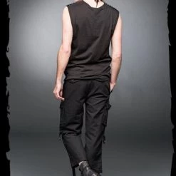 Queen Of Darkness Black Shorts With Side Pockets