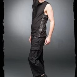 Queen Of Darkness Black Shorts With Side Pockets