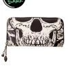 Banned Black Skull Face Wallet 2 Banned Black Skull Face Wallet