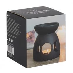 Gothic Gifts Black Triple Moon Cut Out Oil Burner Gift Ideas