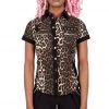 Killstar Cat's Meow Cap-Sleeve Shirt 2 Killstar Cat's Meow Cap-Sleeve Shirt