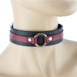 Funk Plus Middle Ring Strap Choker Chokers And Collars