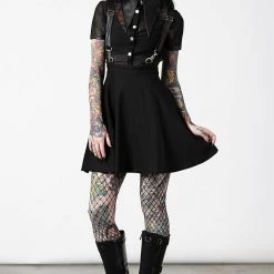 Killstar Women's Stuff Cosmic Katy Suspender Dress