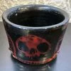 Nicole Pangas Ceramics Housewares Cherry Satin Skull Bowl