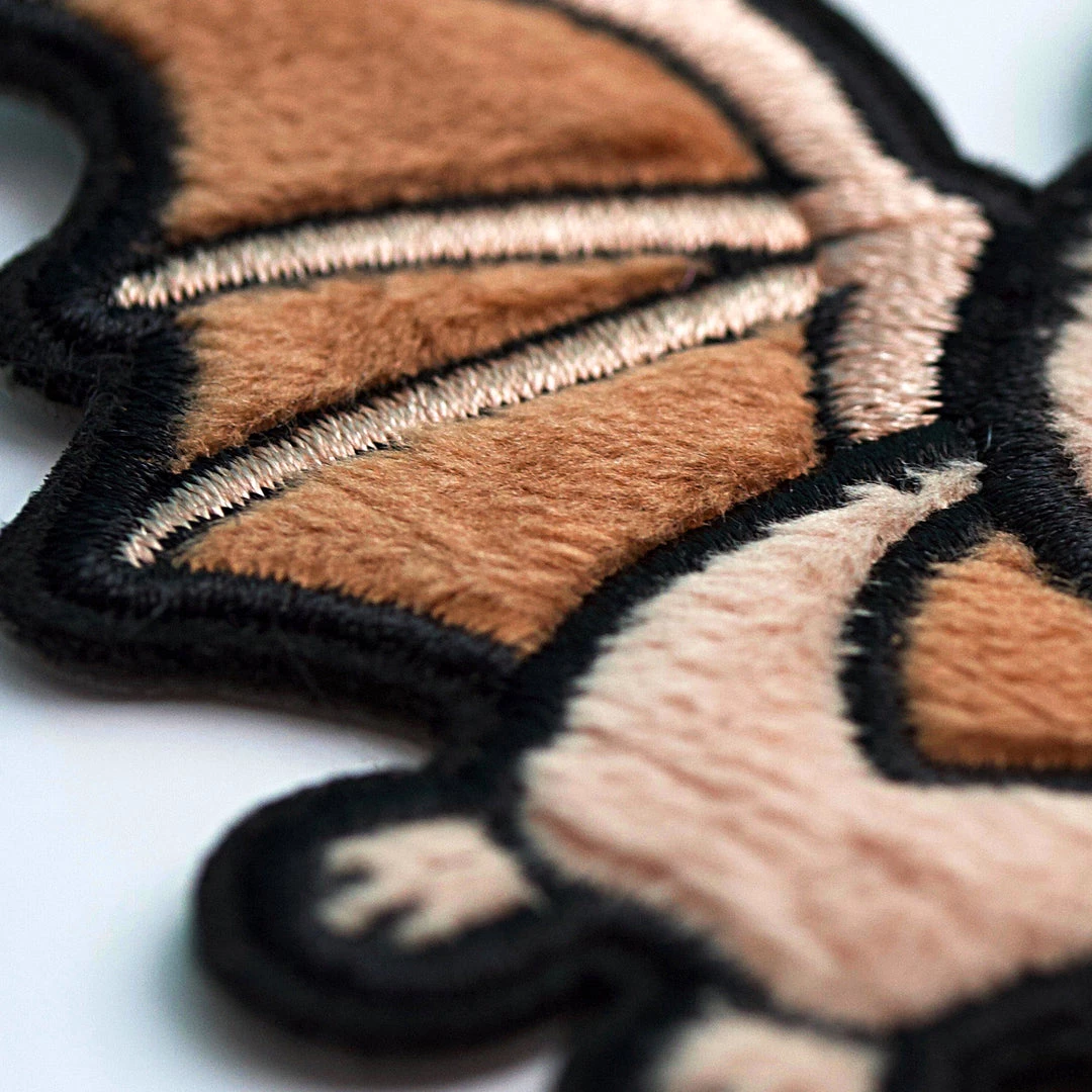 LuxCups Creative Patches Brown Bat Fuzzy Patch 4 LuxCups Creative Patches Brown Bat Fuzzy Patch