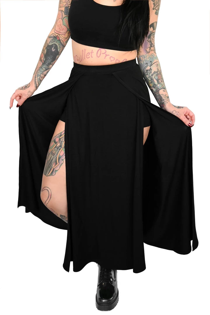FOXBLOOD Darla Maxi Skirt With Built In Shorts Women's Stuff 3 FOXBLOOD Darla Maxi Skirt With Built In Shorts Women's Stuff