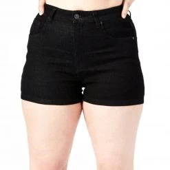 Sourpuss Women's Stuff Essential Denim Shorts - Black