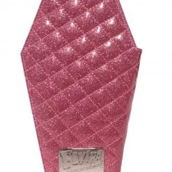 Lux De Ville Bags & Backpacks Elvira Coffin Wallet Clutch Bubbly Pink Sparkle