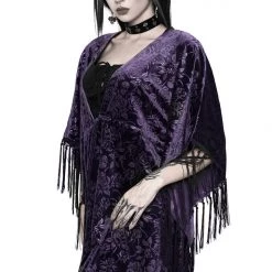 Killstar Women's Stuff Fang Velvet Kimono