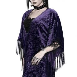 Killstar Women's Stuff Fang Velvet Kimono