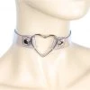 Funk Plus Large Heart Choker - Clear Vinyl 1 Funk Plus Large Heart Choker - Clear Vinyl