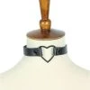 Funk Plus Black Heart Choker - Vinyl