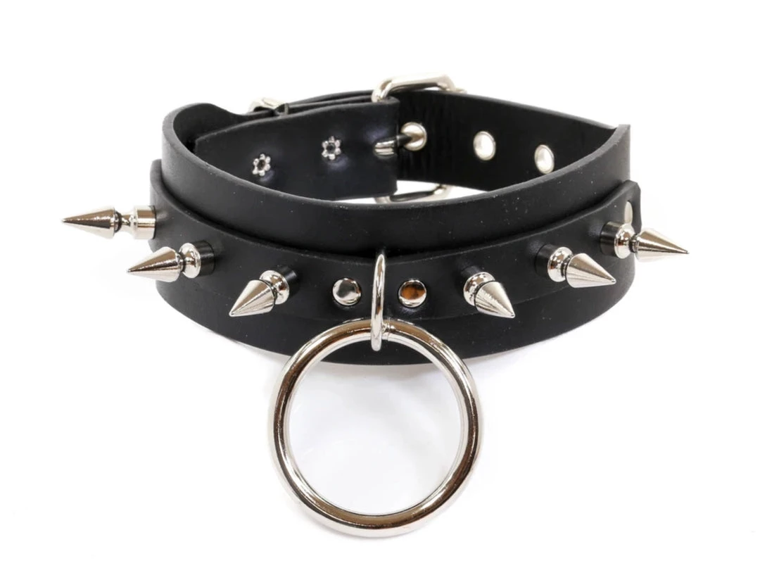Funk Plus SPIKE SUB BONDAGE CHOKER - Vegan Chokers And Collars 3 Funk Plus SPIKE SUB BONDAGE CHOKER - Vegan Chokers And Collars
