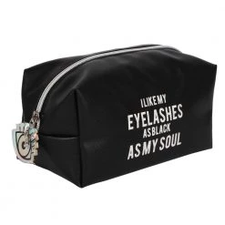 Gothic Gifts Gift Ideas As Black As My Soul Makeup Bag