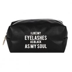 Gothic Gifts Gift Ideas As Black As My Soul Makeup Bag