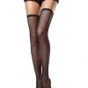 Leg Avenue Fishnet Thigh Hi With Elastic Top Stockings & Leggings 1 Leg Avenue Fishnet Thigh Hi With Elastic Top Stockings & Leggings