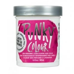 Hair And Makeup Punky Colour, Semi-Permanent Conditioning Hair Color, Flamingo Pink, 3.5 Fl Oz