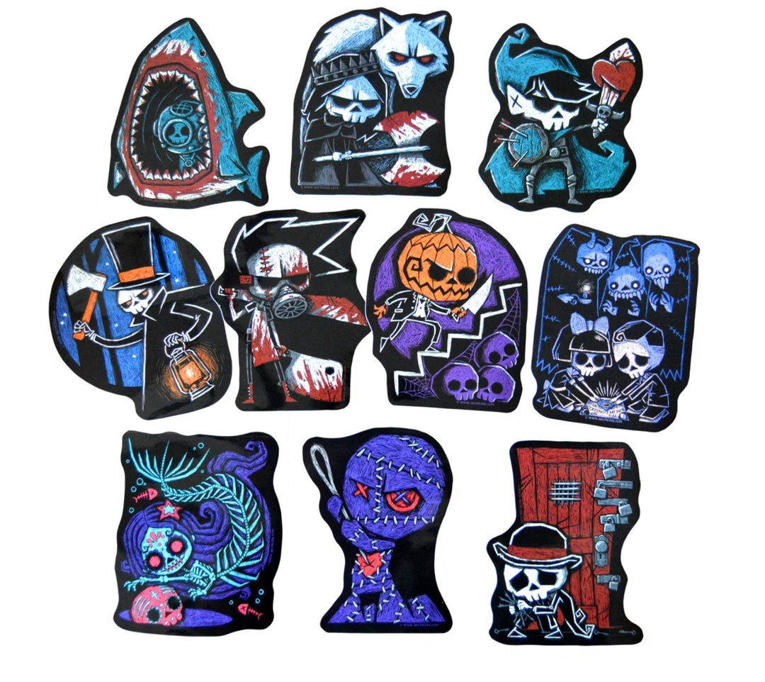 Akumu Ink Forgotten Souls Sticker Pack 3 Akumu Ink Forgotten Souls Sticker Pack