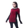Heartless Fraction Top – Black/Red
