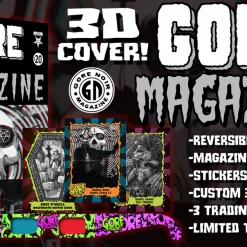 Books Gore Noir Magazine #11- Ltd Edition 3D Ghost Reversible Cover By Daniel Vega