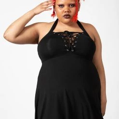 Killstar Gothica Halter Dress Women's Stuff