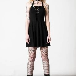 Killstar Gothica Halter Dress Women's Stuff