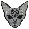Extreme Largeness Gift Ideas Gothic Cat Patch
