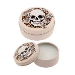 Other Gothic Gifts Skull & Roses Vanilla Lip Balm Tin 5 Other Gothic Gifts Skull & Roses Vanilla Lip Balm Tin