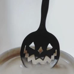 Lively Ghosts Gift Ideas Haunted Hallows Tea Spoon - Black