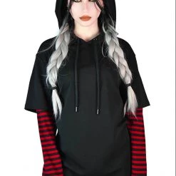 Killstar Jax Hooded Top - Blood Men's Stuff