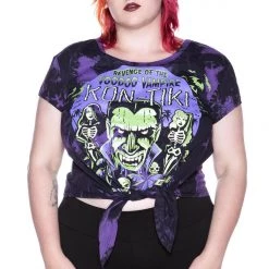 Killstar Kon-Tiki Tie Dye Top Plus Size