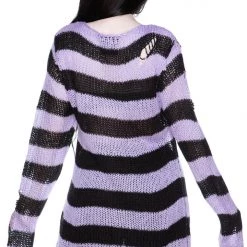 Killstar Lavender Mist Knit Sweater