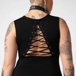 Killstar Women's Stuff Lawless Lace-Up Dress 9 Killstar Women's Stuff Lawless Lace-Up Dress